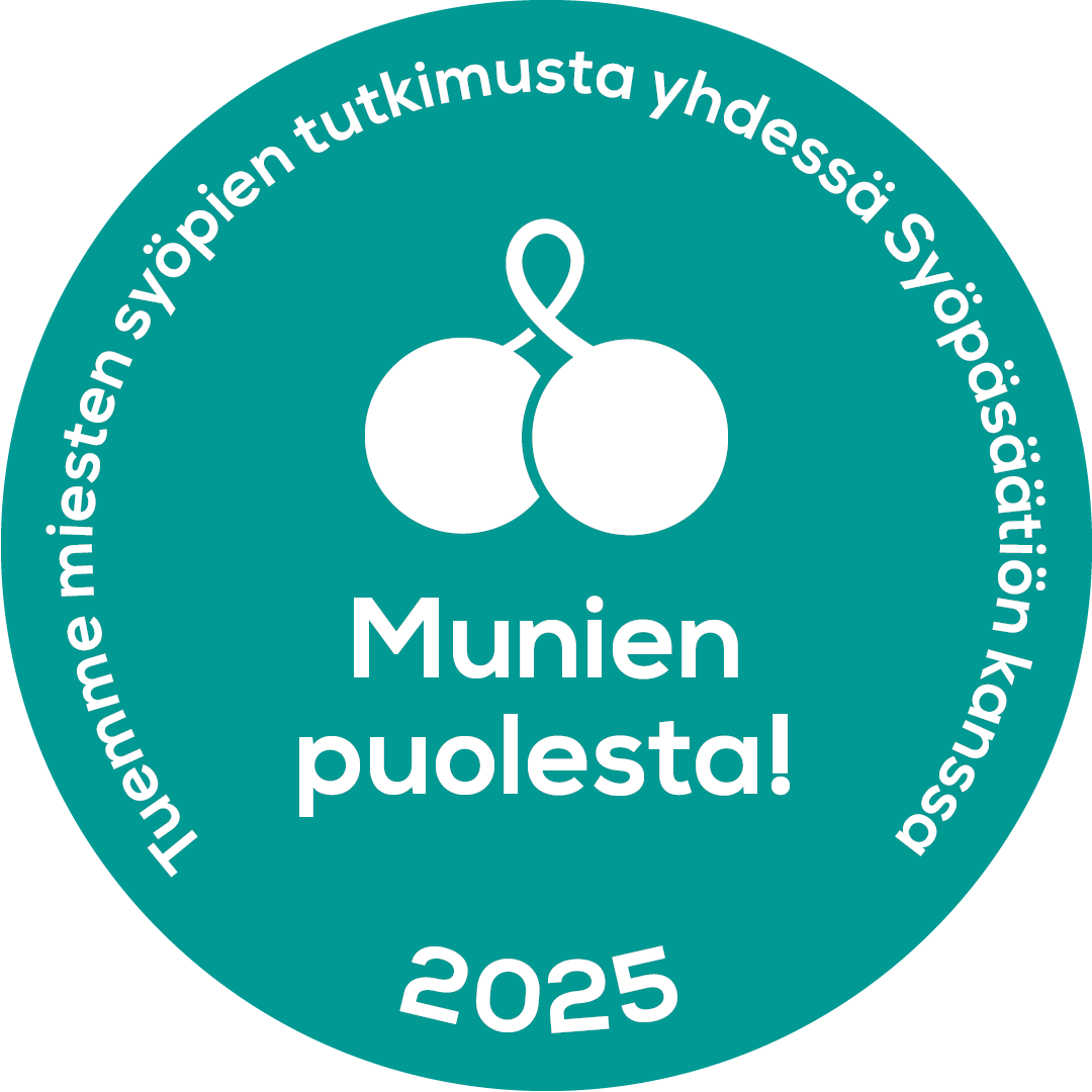 Munien puolesta! – Tuemme miesten syöpien tutkimusta yhdessä Syöpäsäätiön kanssa